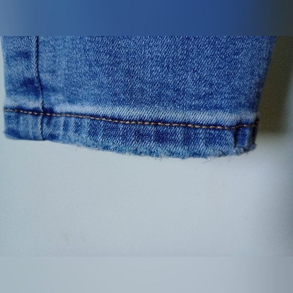 🙂Wonderly Distressed Denim Pull On Super Skinny Jeans Size 12 - Picture 5 of 13